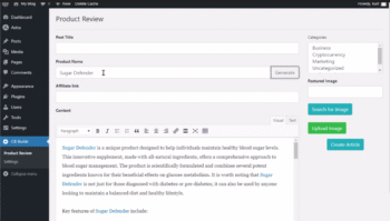 CB Buildr AI WordPress Plugin – Post Articles with Automatic affiliate link insertion - Image 3