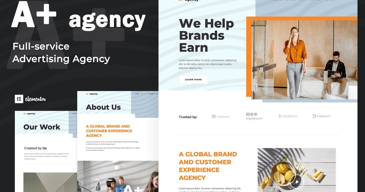 A-Plus Creative Agency Elementor Template Kit - Nulled Download - EmpireGPL