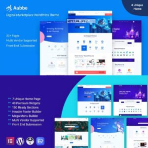 Aabbe - Digital Marketplace WordPress Theme - Nulled Download - EmpireGPL