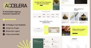 Accelera - AI Automation Agency Elementor Template Kit - Nulled Download - EmpireGPL