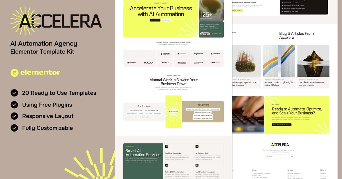 Accelera – AI Automation Agency Elementor Template Kit – Nulled Download – EmpireGPL Accelera – AI Automation Agency Elementor Template Kit – Nulled Download – EmpireGPL