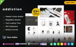 Addiction - Fashion, Furniture, Lighting and Multipurpose WooCommerce Theme - Nulled Download - EmpireGPL
