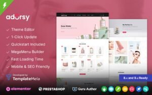 Adorsy - Beauty & Cosmetics Store Prestashop Theme PrestaShop Theme - Nulled Download - EmpireGPL