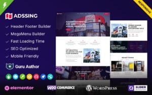 Adssing - Advertising Agency and Digital Marketing WordPress Theme - Nulled Download - EmpireGPL