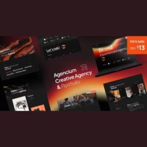 Agencium - Creative Agency & Portfolio WordPress Theme - Nulled Download - EmpireGPL