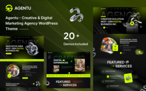 Agentu — Creative Digital Agency & Portfolios WordPress Theme - Nulled Download - EmpireGPL