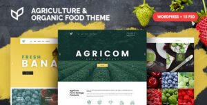 Agricom - Organic Food & Agriculture WordPress Theme - Nulled Download - EmpireGPL