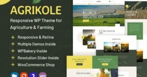 Agrikole | WordPress Theme for Agriculture Farms - Nulled Download - EmpireGPL