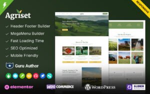 Agriset - Organic Farm and Agriculture WordPress Theme - Nulled Download - EmpireGPL