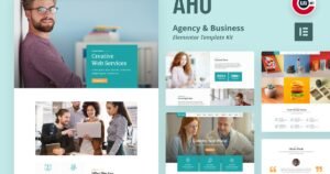 Aho - Agency & Business Elementor Template Kit - Nulled Download - EmpireGPL