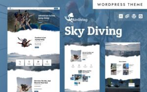 Airdiving - Paragliding, Skydiving & Adventure WordPress Elementor Theme WordPress Theme - Nulled Download - EmpireGPL