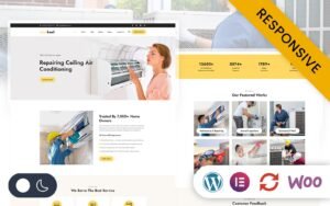 Airekool - AC Repair Services Elementor Wordpress Responsive Theme WordPress Theme - Nulled Download - EmpireGPL