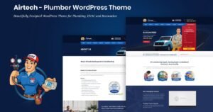 Airtech - Plumber WordPress theme - Nulled Download - EmpireGPL