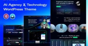 Aivora – AI Agency & Technology WordPress Theme - Nulled Download - EmpireGPL