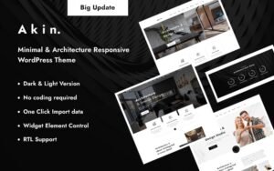Akin - Minimal and Architecture Responsive WordPress Theme - Nulled Download - EmpireGPL
