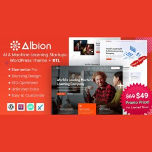 Albion - Artificial Intelligence & Machine Learning Startup WordPress Theme - Nulled Download - EmpireGPL
