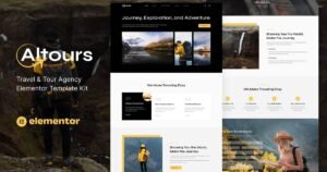 Altours - Travel & Tour Agency Elementor Template Kit - Nulled Download - EmpireGPL