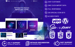 Anka - Cyber ​​Security & Online Cyber ​​Security WooCommerce WordPress Theme - Nulled Download - EmpireGPL