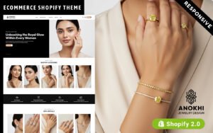 Anokhi - Jewelry Multipurpose Responsive Shopify Theme - Nulled Download - EmpireGPL