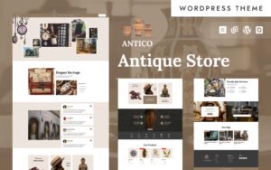 Antico - Antique Collectibles And Curiosities Woocommerce WordPress Elementor Theme WordPress Theme - Nulled Download - EmpireGPL