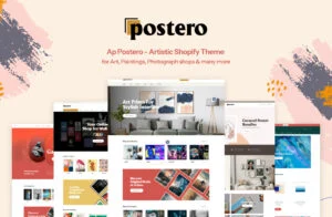 Ap Postero - Art & Paintings Shop Shopify Theme - Nulled Download - Empiregpl