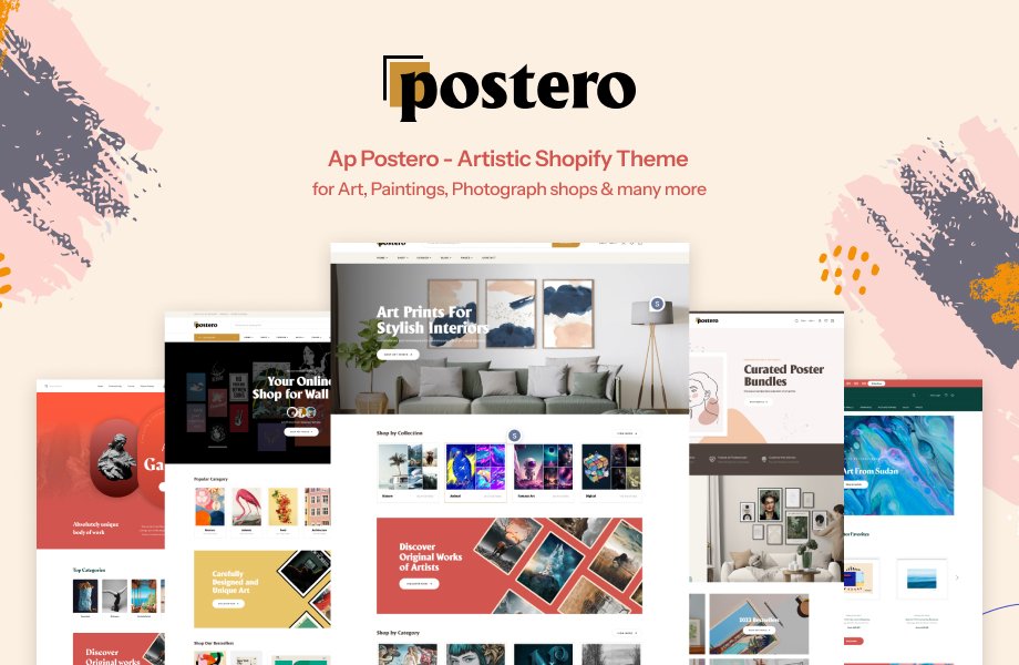 Ap Postero - Art & Paintings Shop Shopify Theme - Nulled Download - EmpireGPL