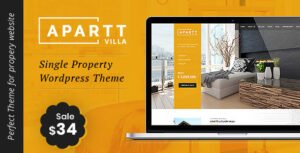 APARTT VILLA - Single Property Real Estate WordPress Theme - Nulled Download - EmpireGPL