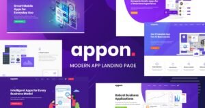 Appon - App & SaaS Software WordPress Theme - Nulled Download - EmpireGPL