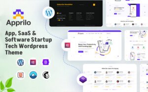 Apprilo - App, SaaS & Software Startup Tech Wordpress Theme WordPress Theme - Nulled Download - EmpireGPL