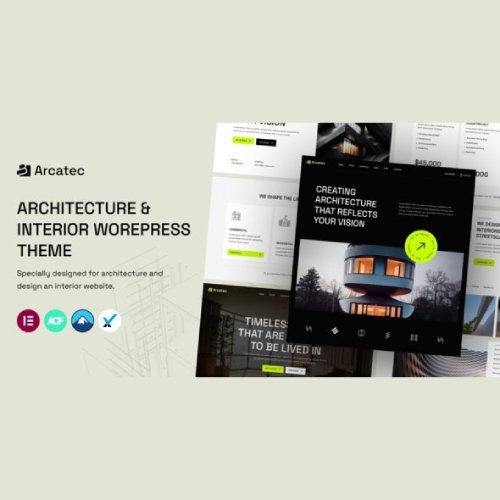 Arcatec - Architecture and Interior WordPress Theme - Nulled Download - EmpireGPL