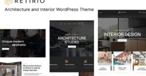 Architecture and Interior WP Theme - Retirio - Nulled Download - EmpireGPL