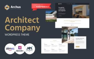 Archus - Architect Company WordPress Elementor Theme WordPress Theme - Nulled Download - EmpireGPL