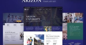 Arizon – College & University Elementor Template Kit - Nulled Download - EmpireGPL
