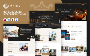 Arlux - Hotel Booking WordPress Theme - Nulled Download - EmpireGPL