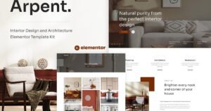 Arpent - Interior Design and Architecture Elementor Template Kit - Nulled Download - EmpireGPL