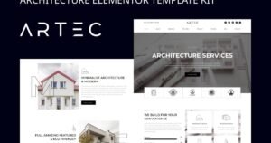 Artec - Architecture Elementor Template Kit - Nulled Download - EmpireGPL