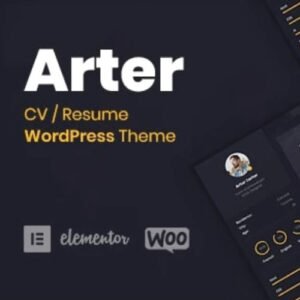 Arter - Personal Portfolio Resume WordPress Theme - Nulled Download - EmpireGPL