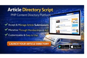 Article Directory Script