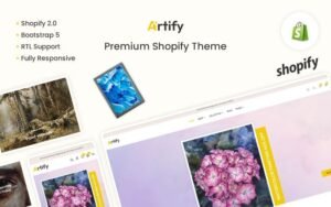Artify - The Art & Painting Premium Shopify Theme - Nulled Download - EmpireGPL