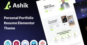 Ashik - Personal Portfolio WordPress Theme - Nulled Download - EmpireGPL