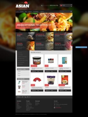 Asian Cuisine Products Shopify Theme - Nulled Download - EmpireGPL