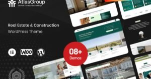 AtlasGroup - Real Estate & Construction WP Theme - Nulled Download - EmpireGPL