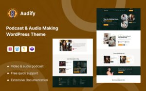 Audify – Podcast & Audio Making WordPress Theme - Nulled Download - EmpireGPL