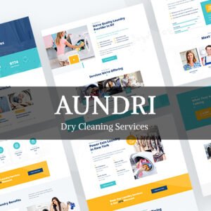 Aundri - Dry Cleaning Services WordPress Theme + RTL - Nulled Download - EmpireGPL