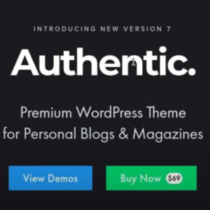 Authentic - Lifestyle Blog & Magazine WordPress Theme - Nulled Download - EmpireGPL