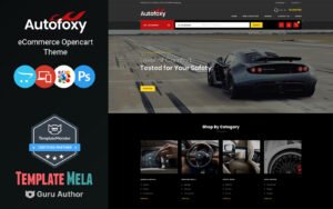 Autofoxy - Auto Spare Parts Shop OpenCart Template - Nulled Download - EmpireGPL