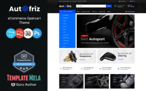 Autofriz - Auto Parts Store and Tools Store OpenCart Template - Nulled Download - EmpireGPL