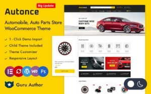 Autonce - Auto Parts WooCommerce Responsive Theme WooCommerce Theme - Nulled Download - EmpireGPL