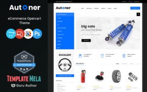 Autoner - Auto Spare Parts Store OpenCart Template - Nulled Download - EmpireGPL