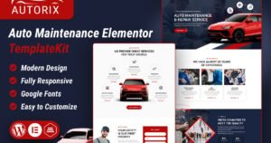 Autorix - Auto Maintenance Elementor Template Kit - Nulled Download - EmpireGPL